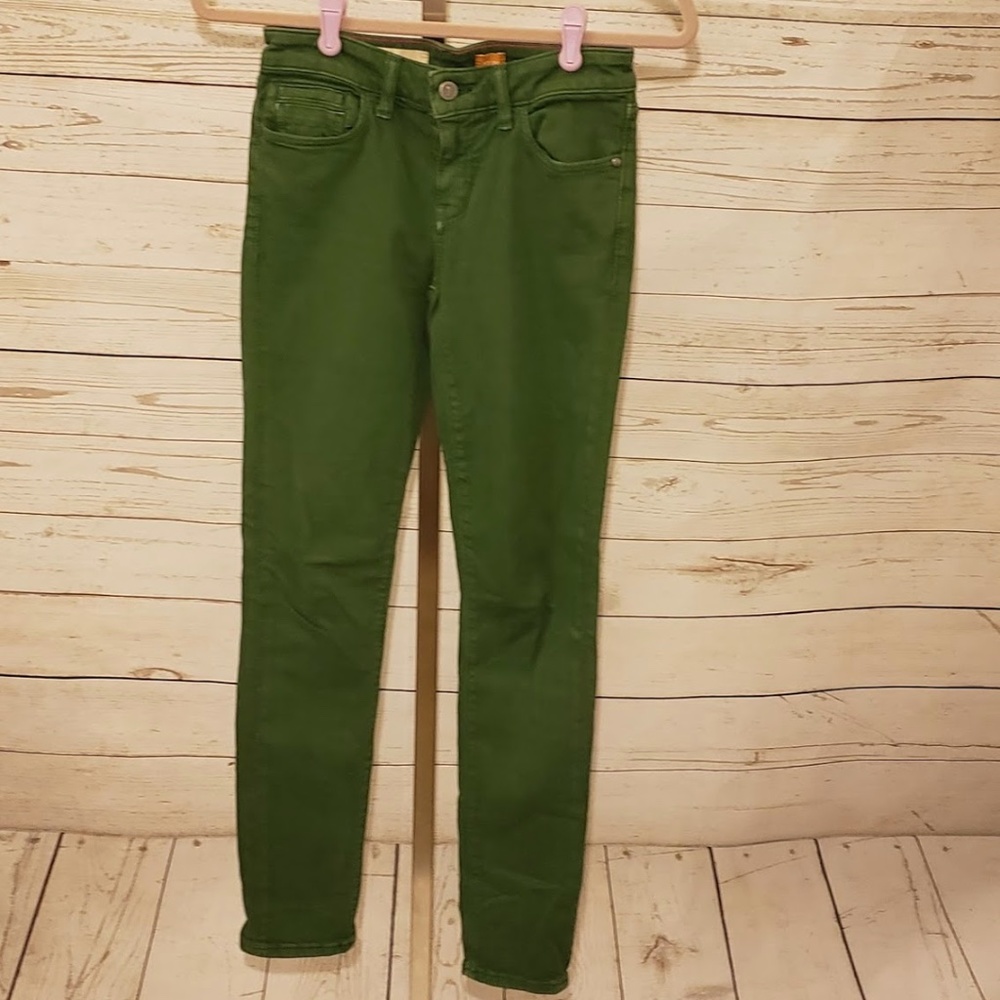 Pilcro and the Letterpress green jeans